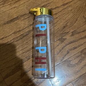 PI BETA PHI Sorority plastic water bottle